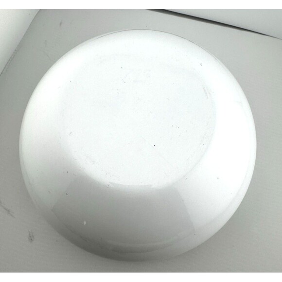 Vintage Blue & White enamelware bowl with classic pagoda Asian scene 8inch wide - Picture 10 of 10